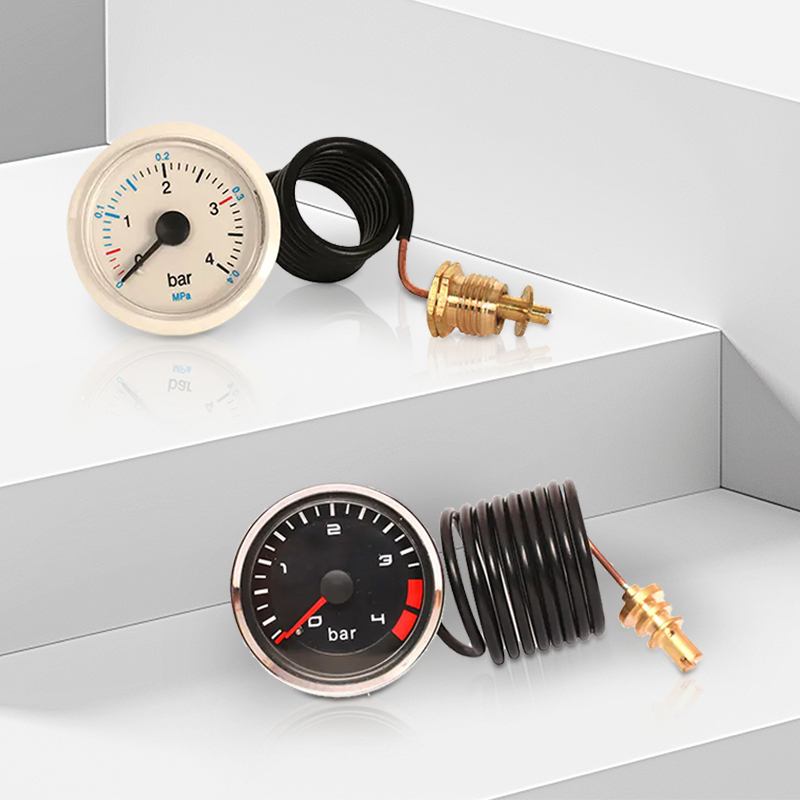 HVAC pressura MODULUS cum capillaribus, manometer cum capillaribus